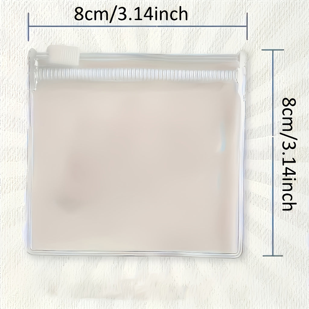 Set of 6 PVC Travel-Friendly Medicine Storage Bags - Zip-Up Pouches for Medicine, Ideal for Organizing Jewelry And Small Items, As Well As for Storing Travel Luggage Additions
