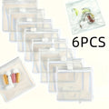 Set of 6 PVC Travel-Friendly Medicine Storage Bags - Zip-Up Pouches for Medicine, Ideal for Organizing Jewelry And Small Items, As Well As for Storing Travel Luggage Additions